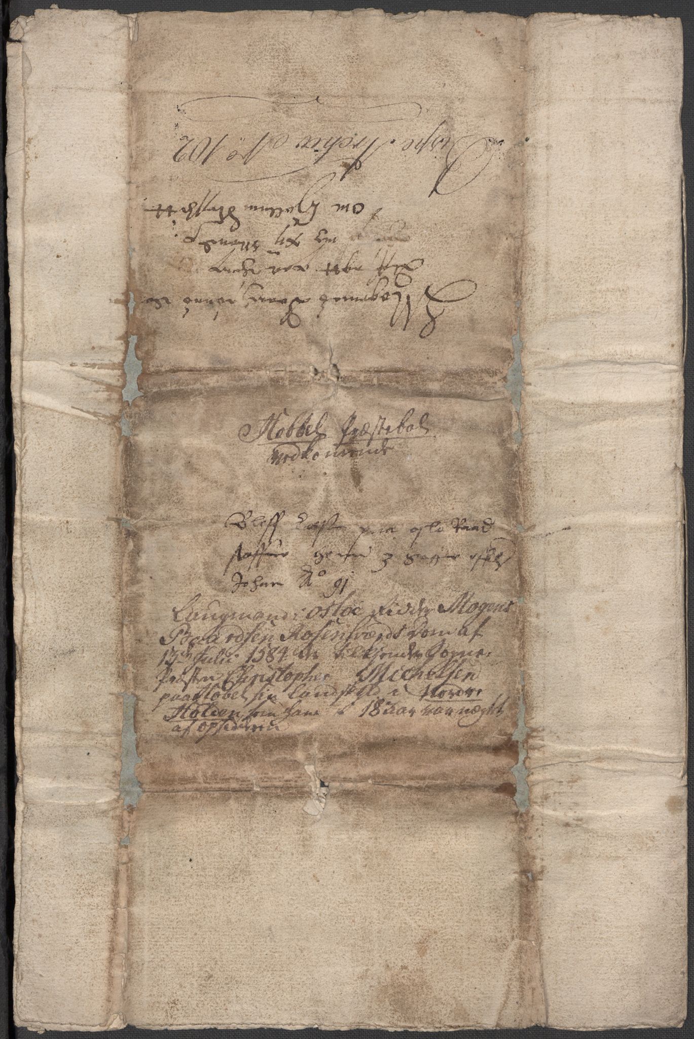 Riksarkivets diplomsamling, RA/EA-5965/F15/L0005: Prestearkiv - Østfold, 1572-1830, p. 120