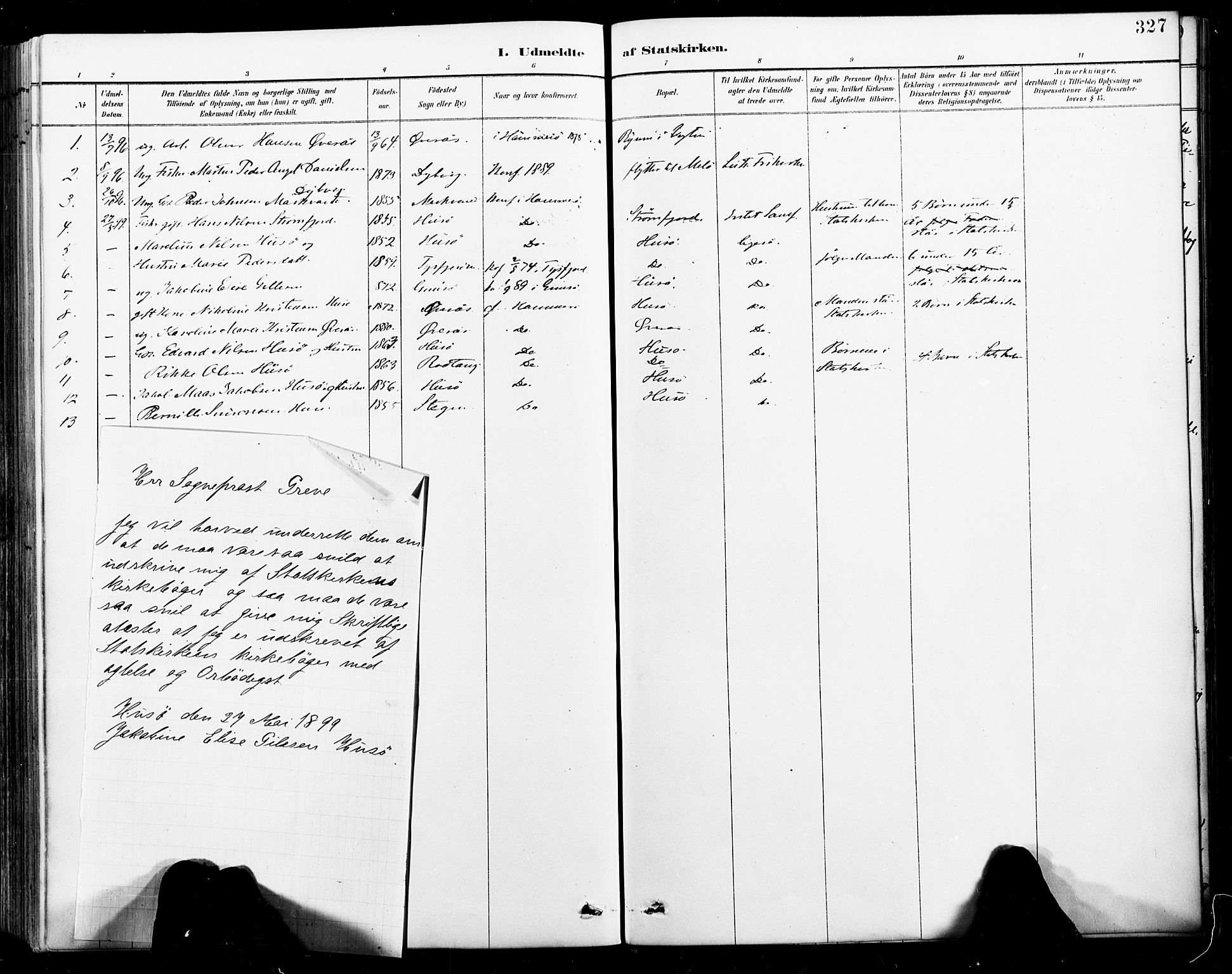 Ministerialprotokoller, klokkerbøker og fødselsregistre - Nordland, AV/SAT-A-1459/859/L0847: Parish register (official) no. 859A07, 1890-1899