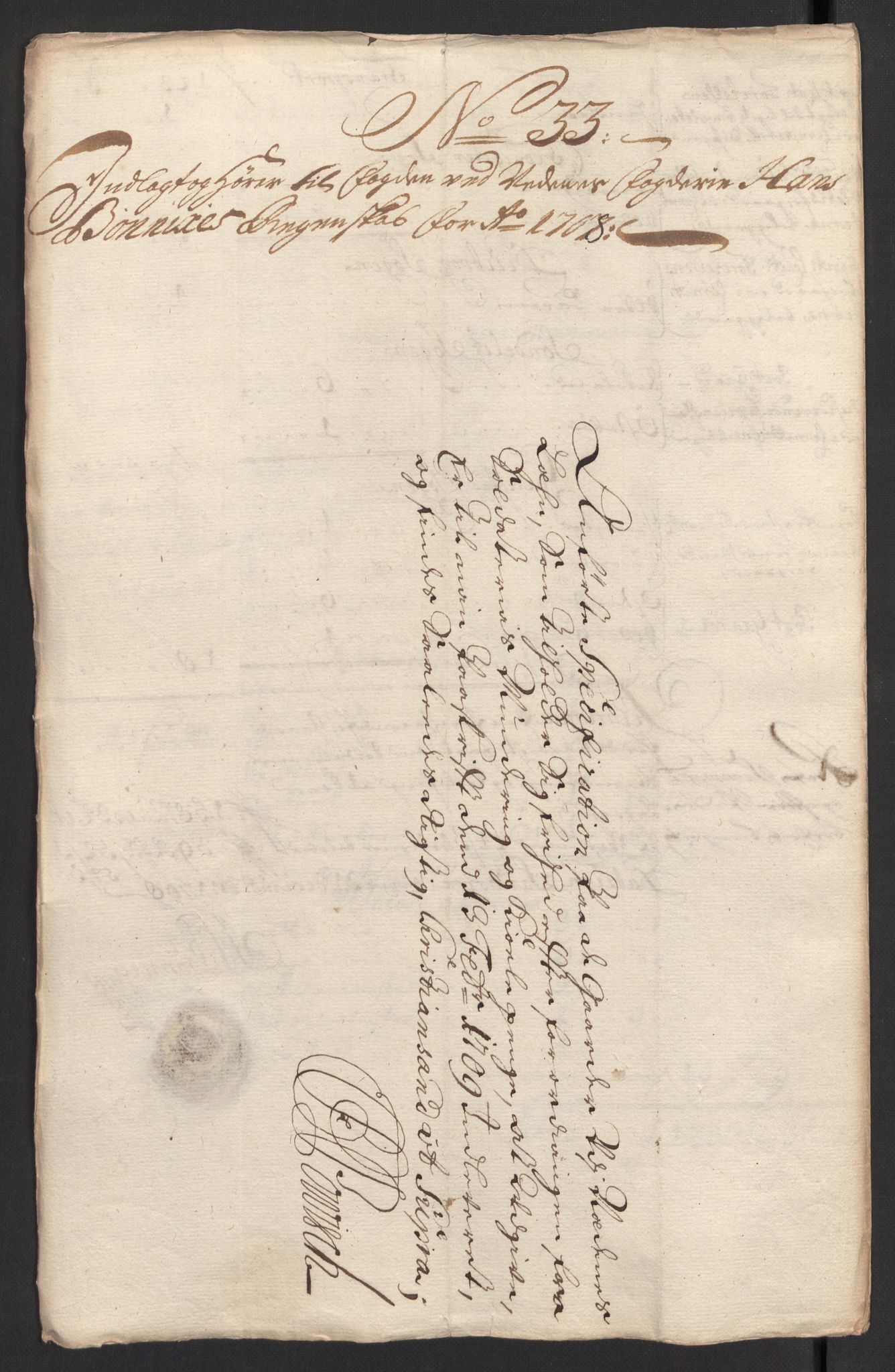 Rentekammeret inntil 1814, Reviderte regnskaper, Fogderegnskap, AV/RA-EA-4092/R39/L2318: Fogderegnskap Nedenes, 1706-1709, p. 369