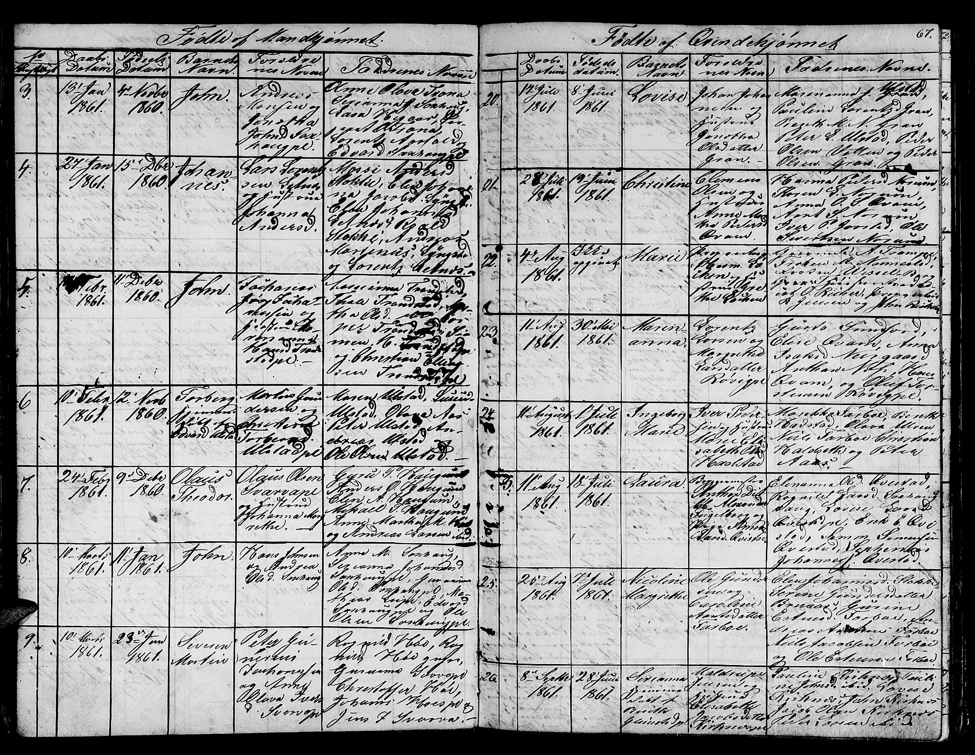 Ministerialprotokoller, klokkerbøker og fødselsregistre - Nord-Trøndelag, SAT/A-1458/730/L0299: Parish register (copy) no. 730C02, 1849-1871, p. 67