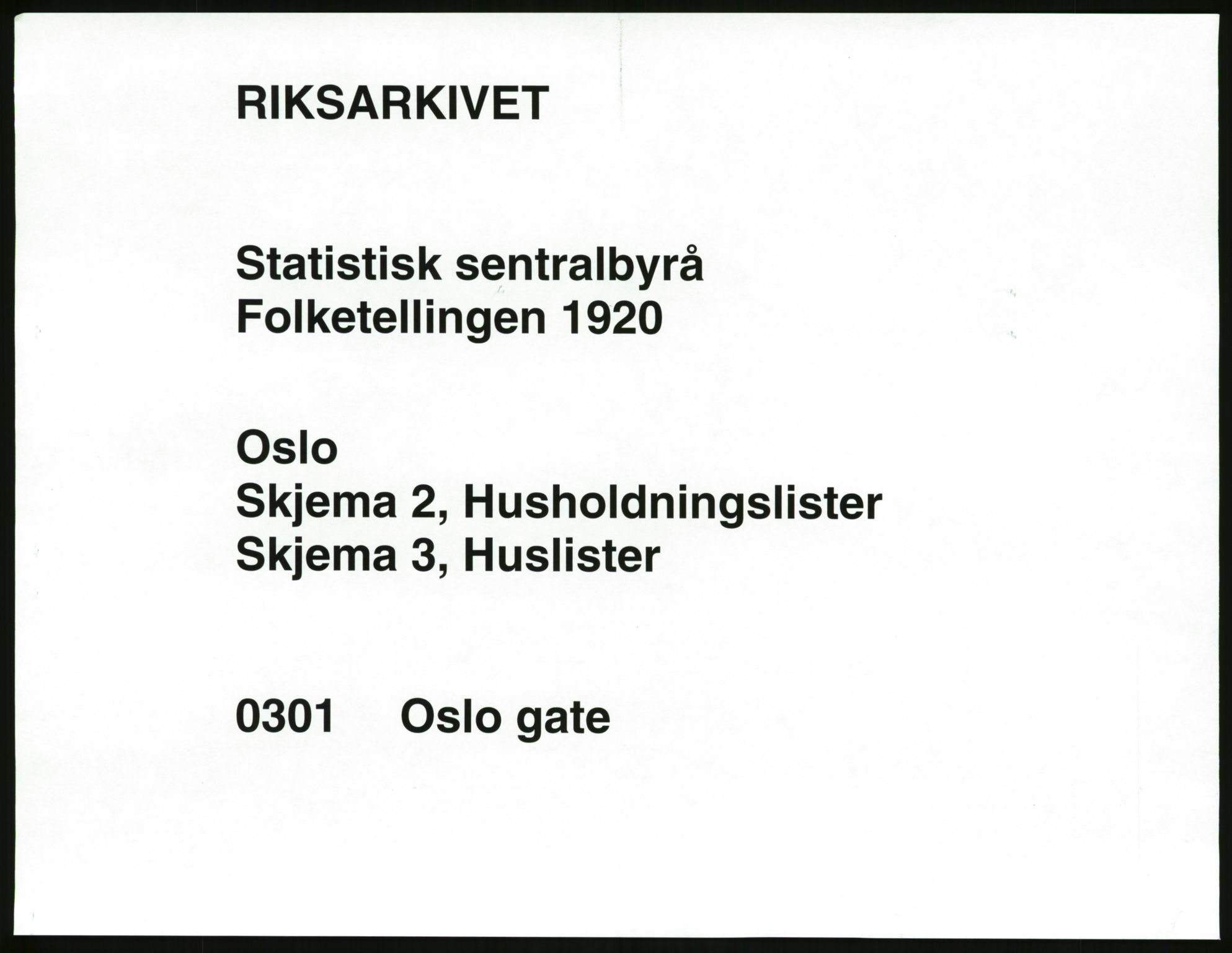 SAO, 1920 census for Kristiania, 1920, p. 78036