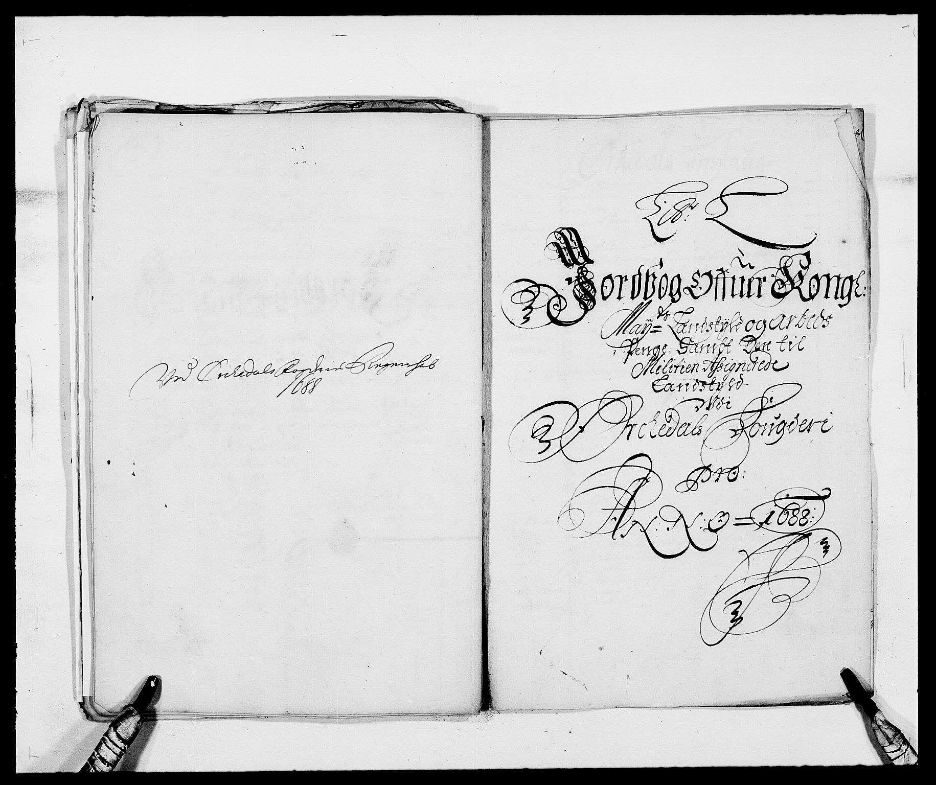 Rentekammeret inntil 1814, Reviderte regnskaper, Fogderegnskap, RA/EA-4092/R58/L3935: Fogderegnskap Orkdal, 1687-1688, p. 329