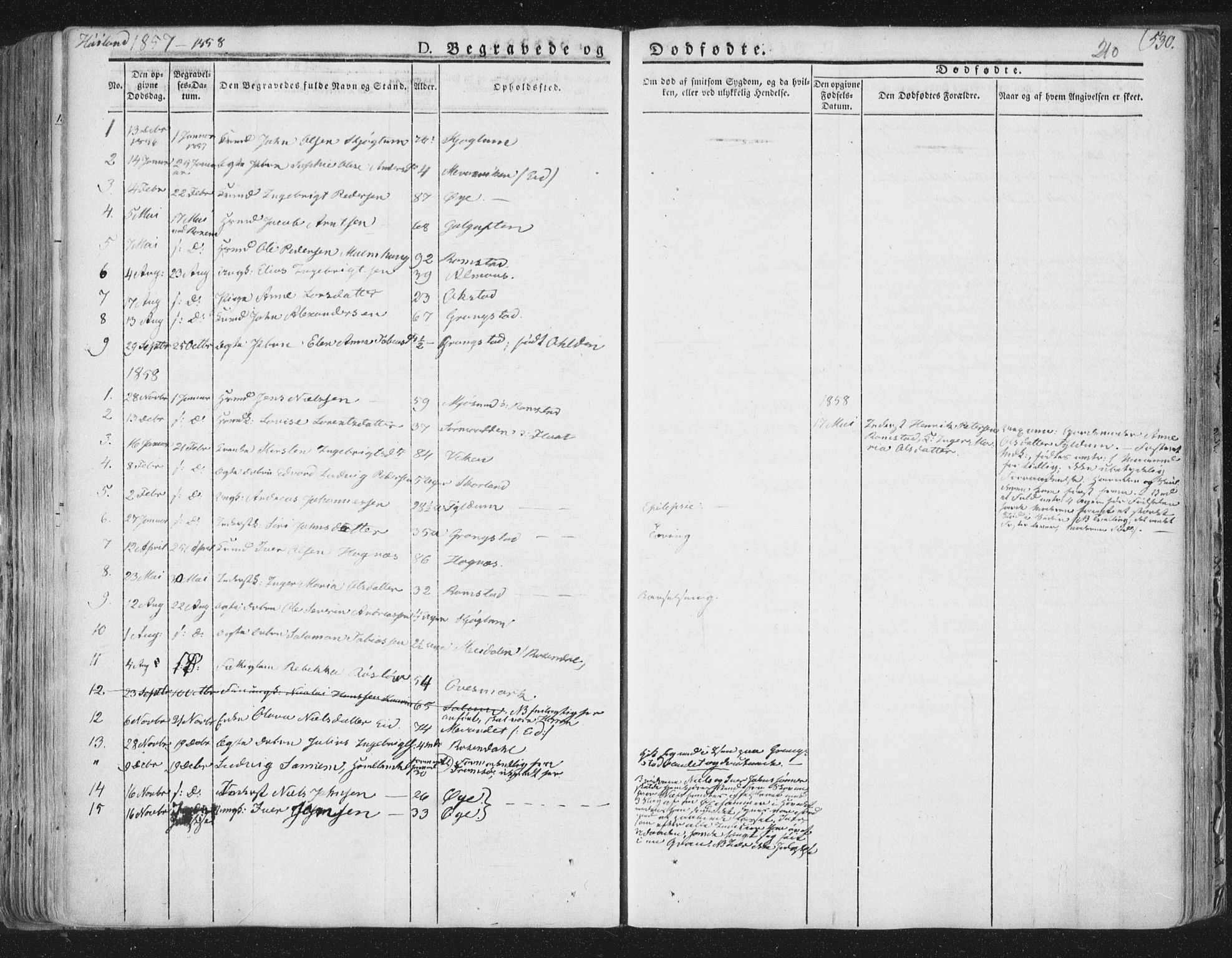 Ministerialprotokoller, klokkerbøker og fødselsregistre - Nord-Trøndelag, SAT/A-1458/758/L0513: Parish register (official) no. 758A02 /2, 1839-1868, p. 210