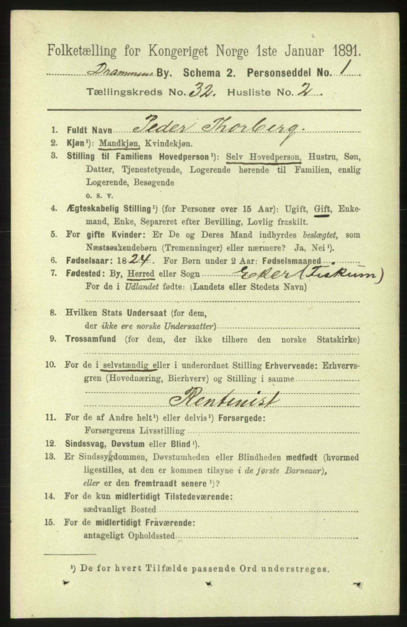 RA, 1891 census for 0602 Drammen, 1891, p. 19280