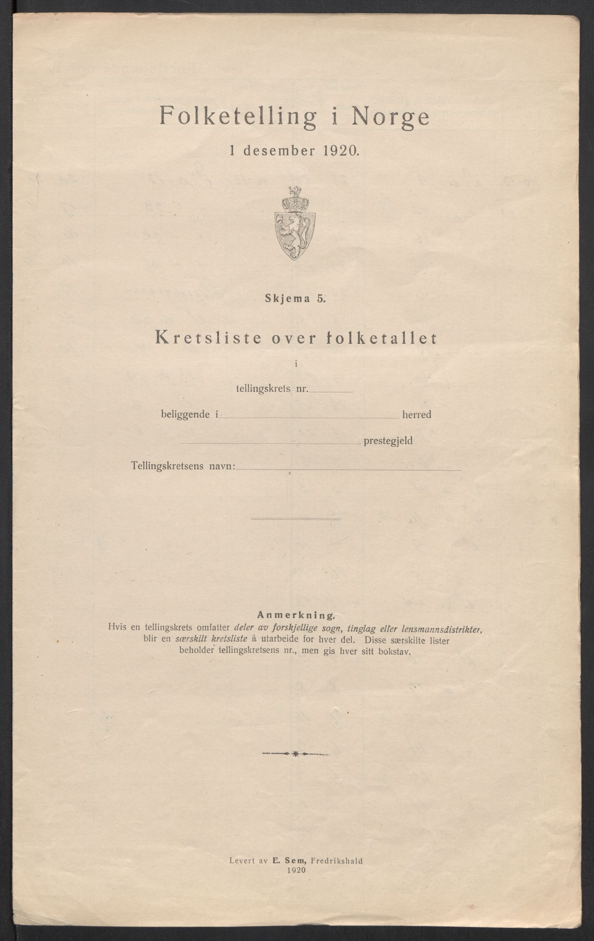 SAT, 1920 census for Evenes, 1920, p. 34