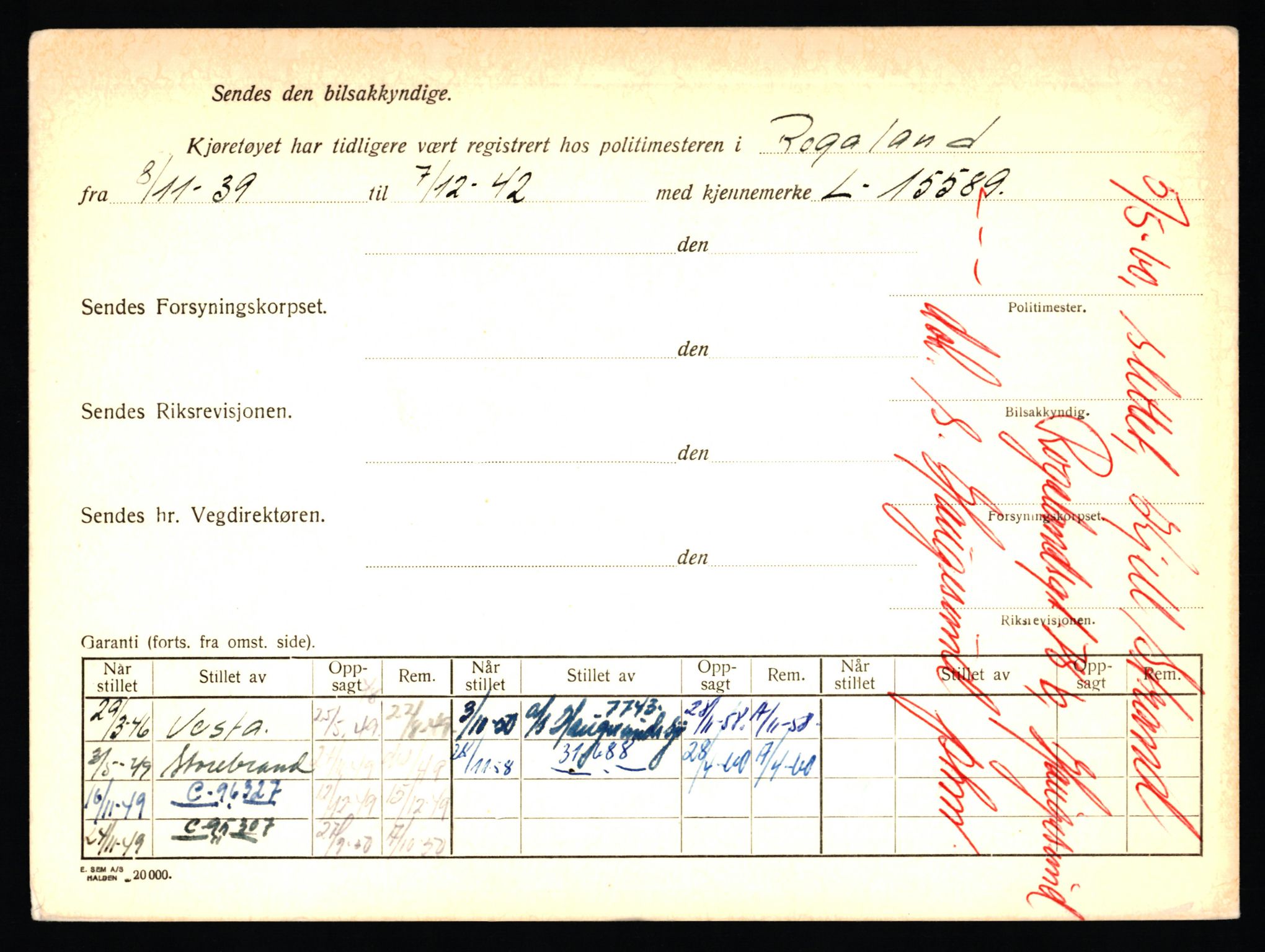 Stavanger trafikkstasjon, SAST/A-101942/0/F/L0018: L-10000 - L-10499, 1930-1971, p. 1838