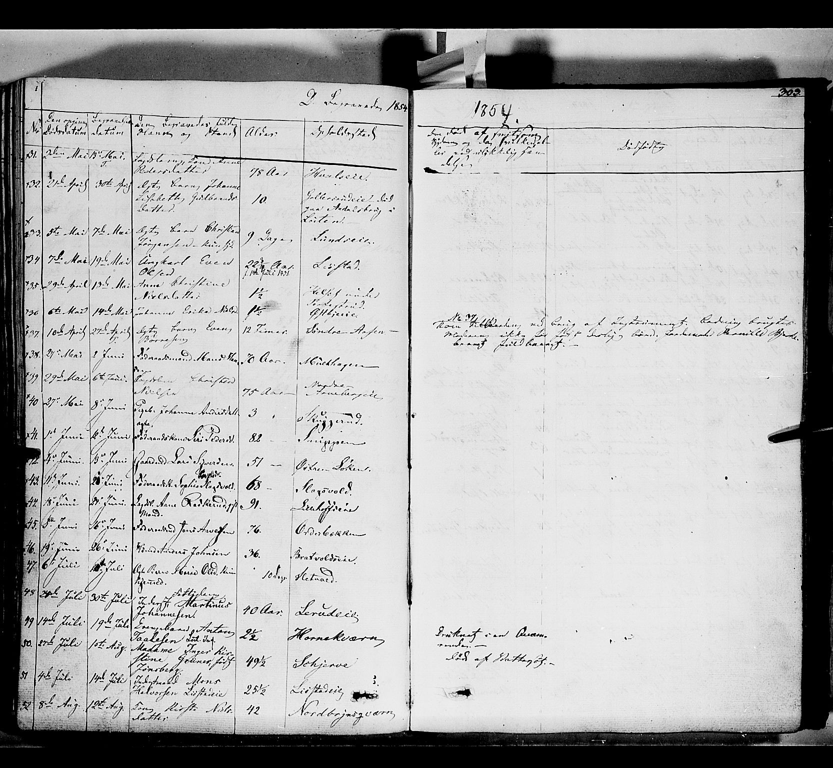 Romedal prestekontor, AV/SAH-PREST-004/K/L0004: Parish register (official) no. 4, 1847-1861, p. 303