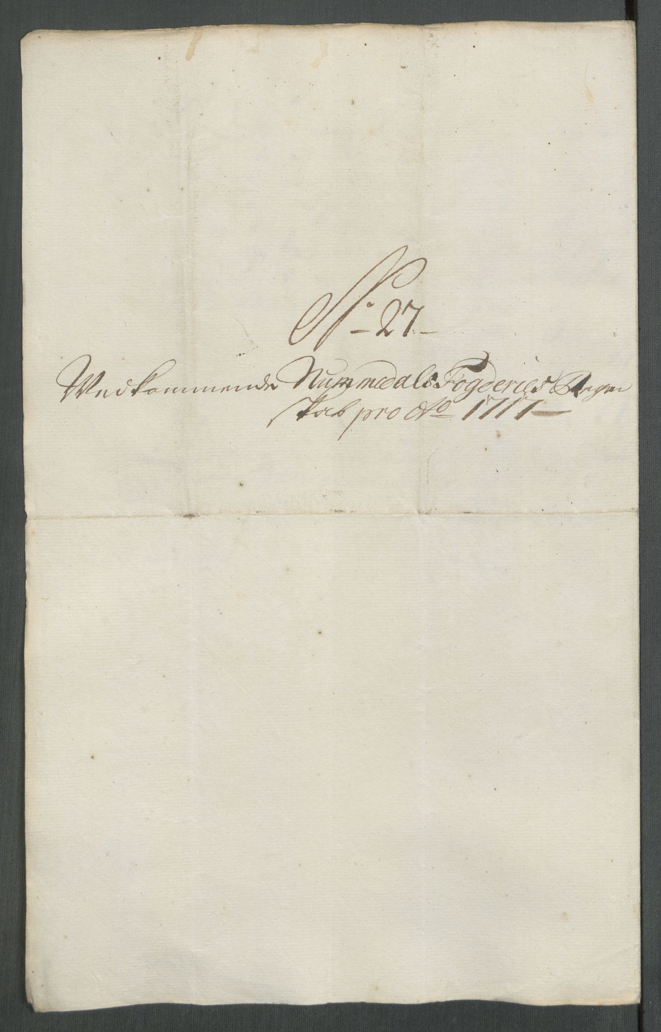 Rentekammeret inntil 1814, Reviderte regnskaper, Fogderegnskap, AV/RA-EA-4092/R64/L4438: Fogderegnskap Namdal, 1717, p. 192