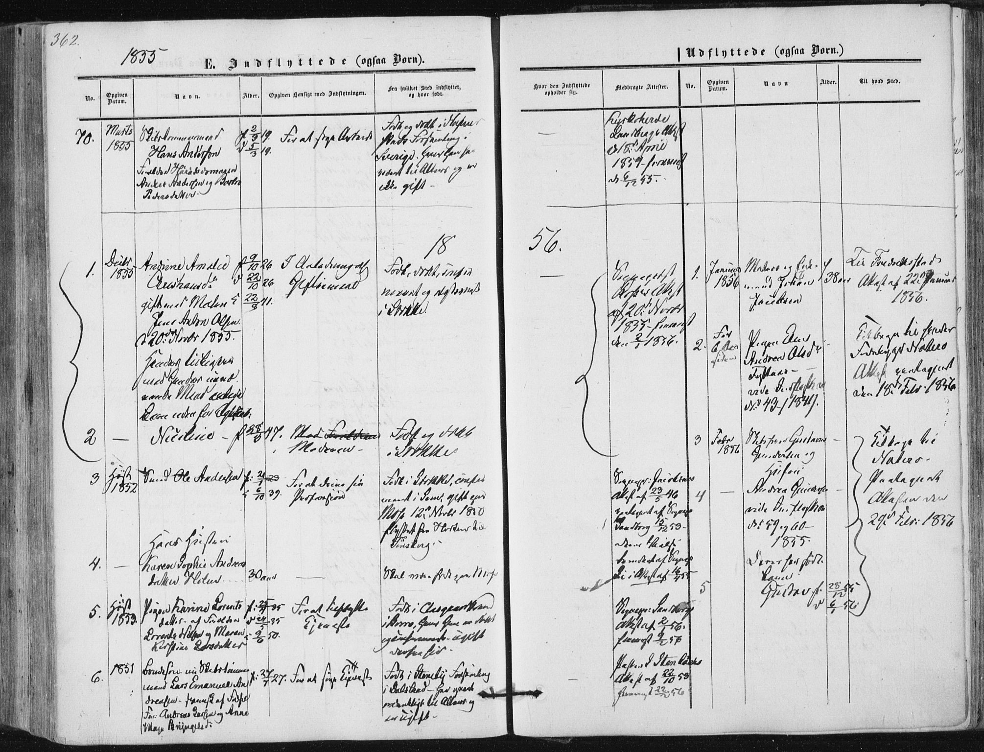 Tønsberg kirkebøker, AV/SAKO-A-330/F/Fa/L0008: Parish register (official) no. I 8, 1855-1864, p. 362