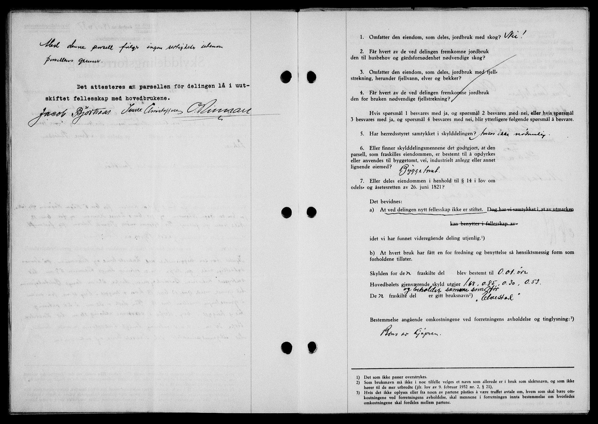 Lofoten sorenskriveri, SAT/A-0017/1/2/2C/L0002a: Mortgage book no. 2a, 1937-1937, Diary no: : 1401/1937