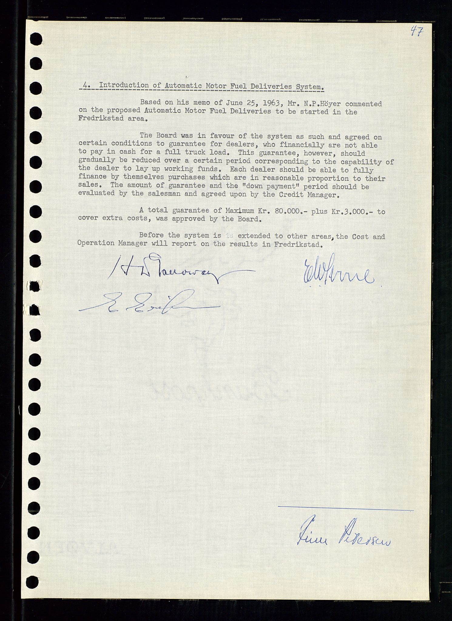 Pa 0982 - Esso Norge A/S, AV/SAST-A-100448/A/Aa/L0001/0004: Den administrerende direksjon Board minutes (styrereferater) / Den administrerende direksjon Board minutes (styrereferater), 1963-1964, p. 216