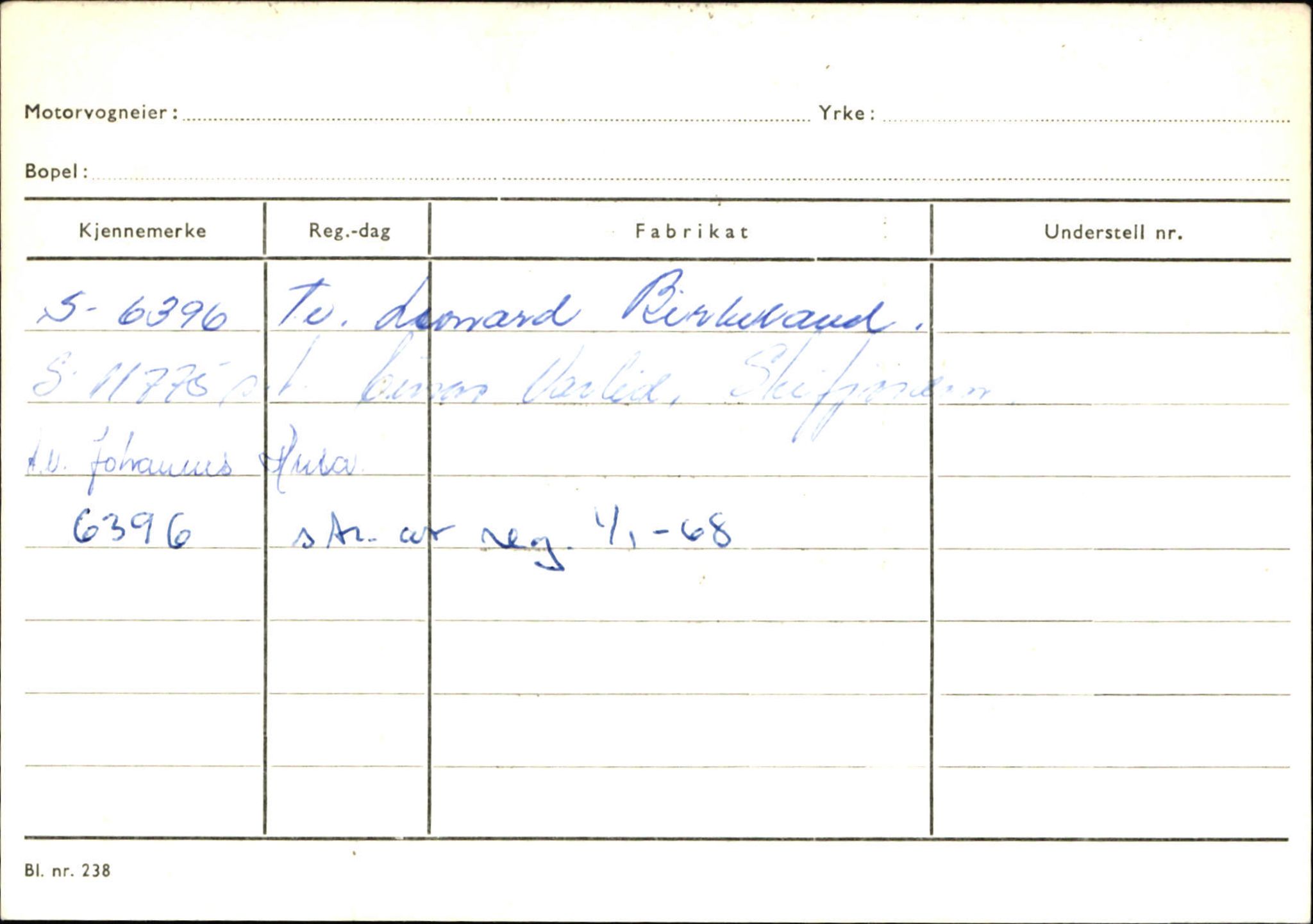 Statens vegvesen, Sogn og Fjordane vegkontor, AV/SAB-A-5301/4/F/L0132: Eigarregister Askvoll A-Å. Balestrand A-Å, 1945-1975, p. 212