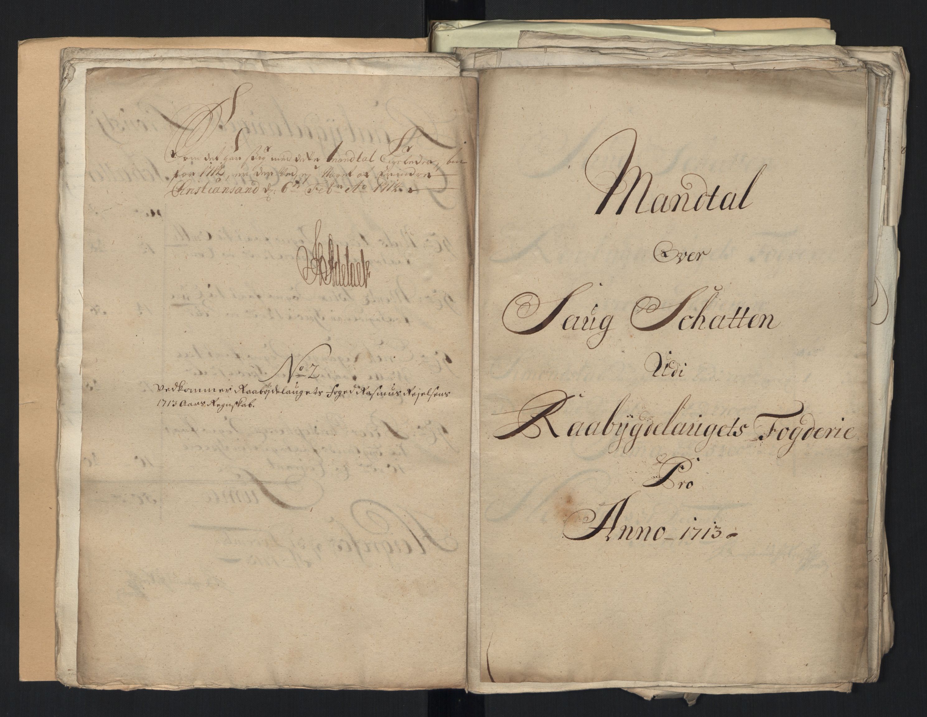 Rentekammeret inntil 1814, Reviderte regnskaper, Fogderegnskap, AV/RA-EA-4092/R40/L2450: Fogderegnskap Råbyggelag, 1712-1713, p. 269