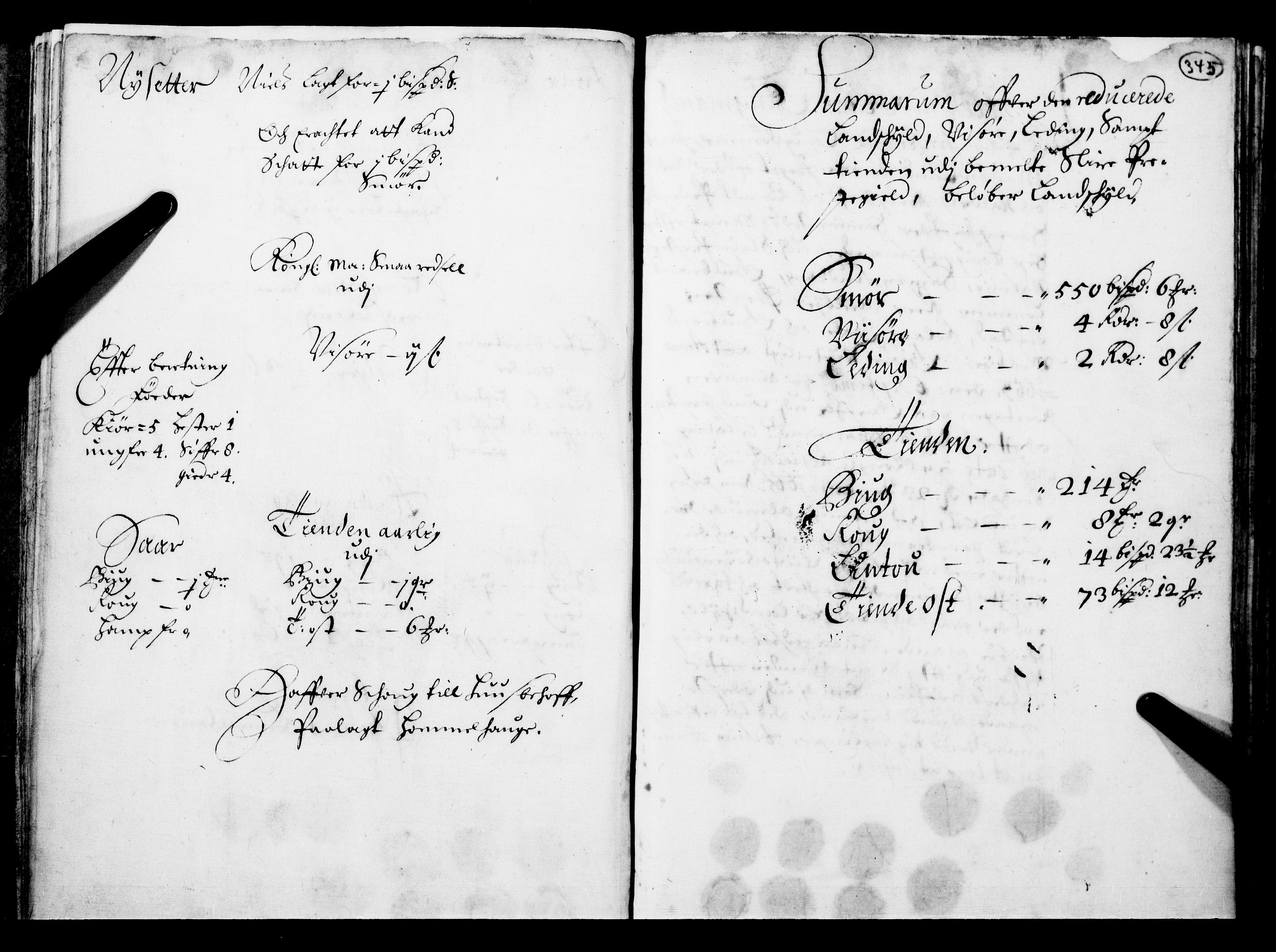 Rentekammeret inntil 1814, Realistisk ordnet avdeling, AV/RA-EA-4070/N/Nb/Nba/L0017: Hadeland og Valdres fogderi, 2. del, 1669, p. 344b-345a