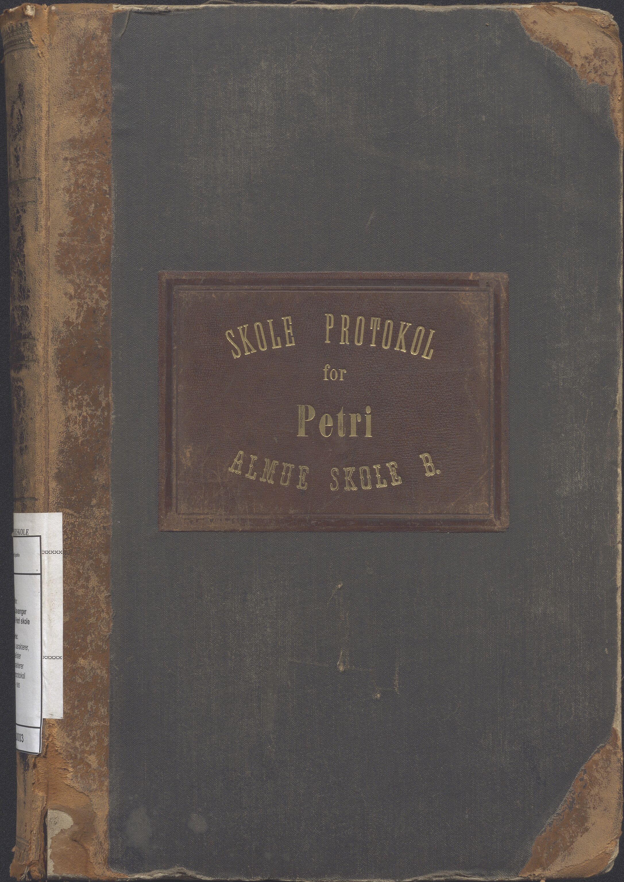 A-0504. Stavanger kommune. Petri skole, BYST/A-0504/G/Gc/L0003: Karakterprotokoll, 1880-1885