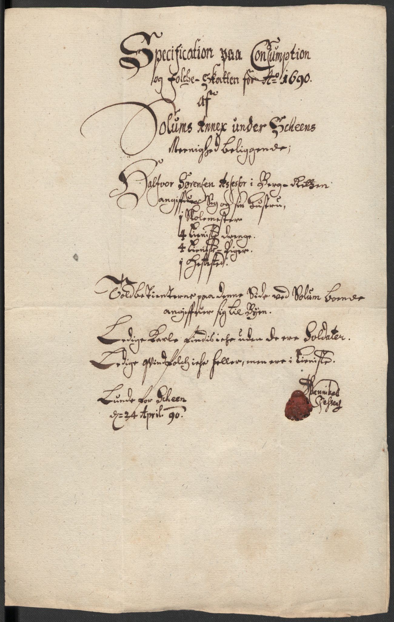 Rentekammeret inntil 1814, Reviderte regnskaper, Fogderegnskap, AV/RA-EA-4092/R35/L2089: Fogderegnskap Øvre og Nedre Telemark, 1690-1692, p. 106