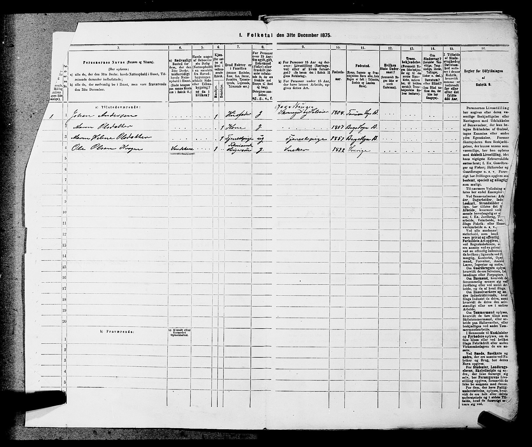 SAKO, 1875 census for 0726P Brunlanes, 1875, p. 786