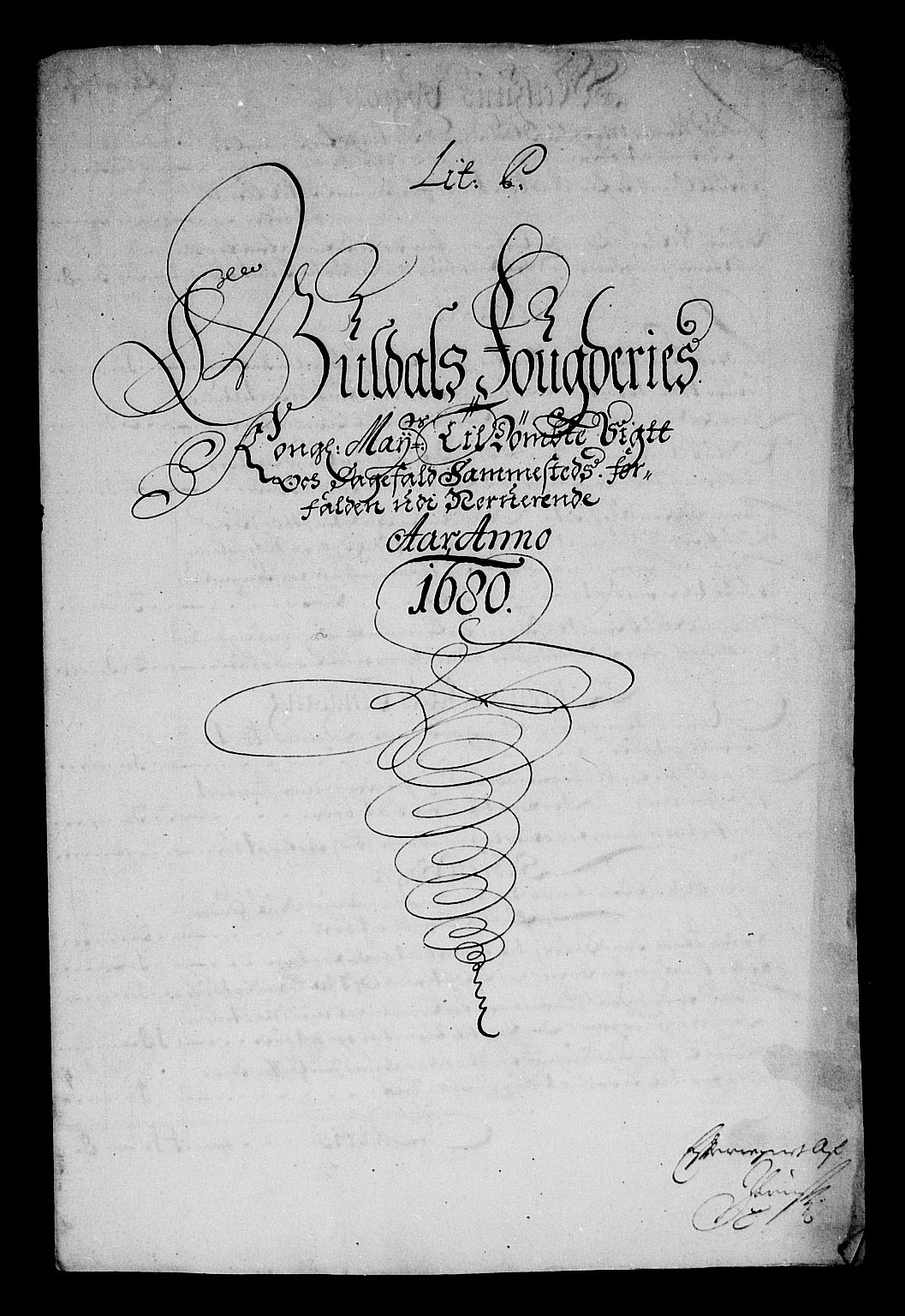 Rentekammeret inntil 1814, Reviderte regnskaper, Stiftamtstueregnskaper, Trondheim stiftamt og Nordland amt, AV/RA-EA-6044/R/Rf/L0059: Trondheim stiftamt, 1680