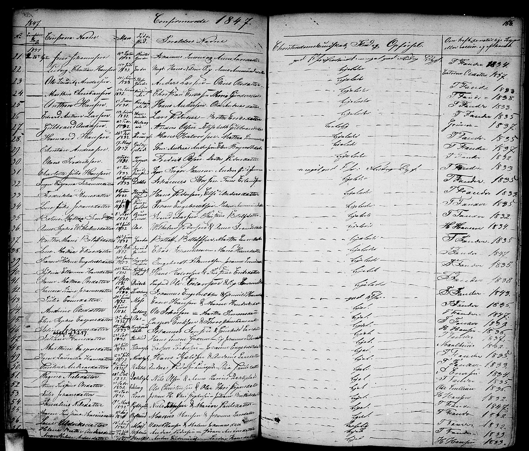 Vestby prestekontor Kirkebøker, AV/SAO-A-10893/F/Fa/L0006: Parish register (official) no. I 6, 1827-1849, p. 156