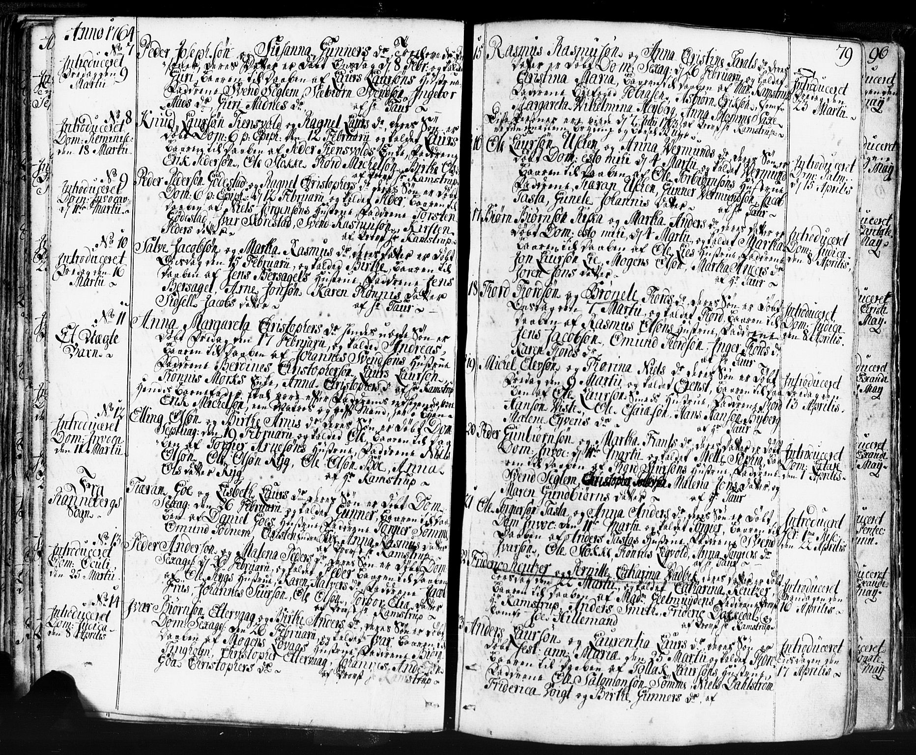 Domkirken sokneprestkontor, SAST/A-101812/001/30/30BB/L0004: Parish register (copy) no. B 4, 1752-1790, p. 79