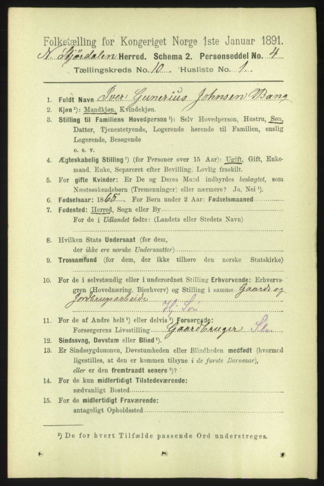 RA, 1891 census for 1714 Nedre Stjørdal, 1891, p. 5516