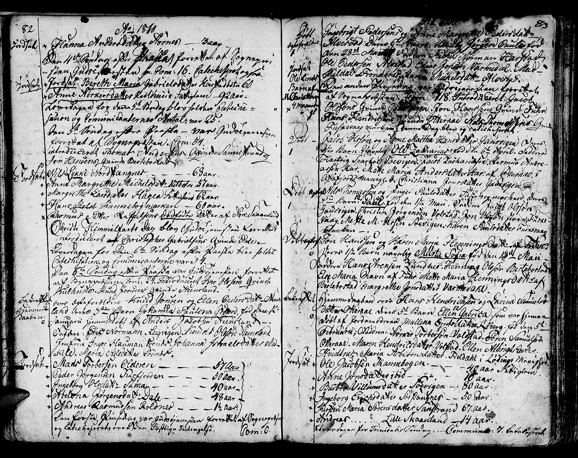 Trondenes sokneprestkontor, AV/SATØ-S-1319/H/Ha/L0005kirke: Parish register (official) no. 5, 1804-1820, p. 82-83