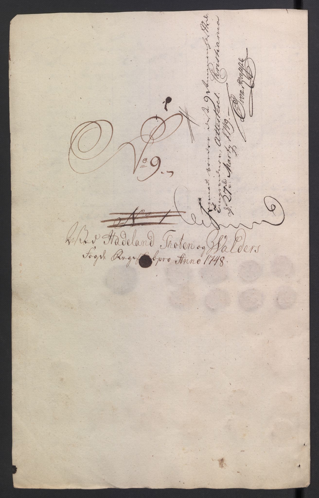 Rentekammeret inntil 1814, Reviderte regnskaper, Fogderegnskap, AV/RA-EA-4092/R18/L1346: Fogderegnskap Hadeland, Toten og Valdres, 1747-1748, p. 324