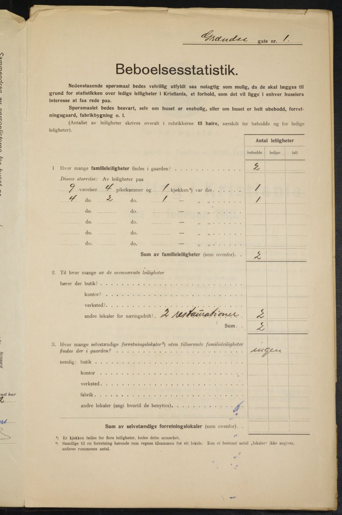 OBA, Municipal Census 1915 for Kristiania, 1915, p. 29323