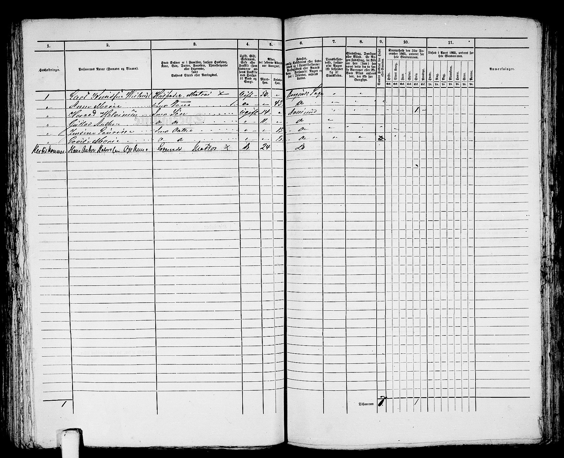 RA, 1865 census for Ålesund, 1865, p. 344