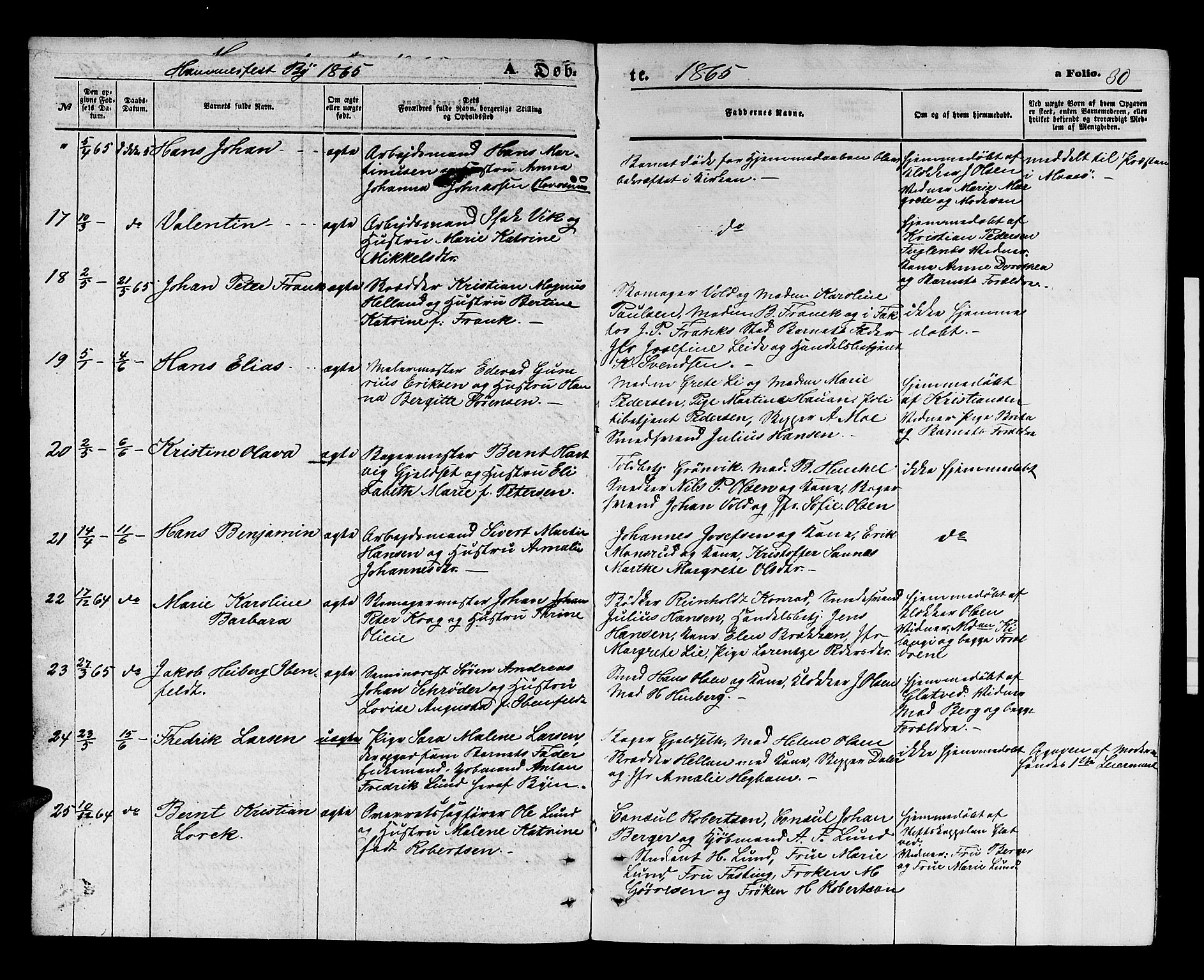 Hammerfest sokneprestkontor, SATØ/S-1347/H/Hb/L0003.klokk: Parish register (copy) no. 3 /1, 1862-1868, p. 30