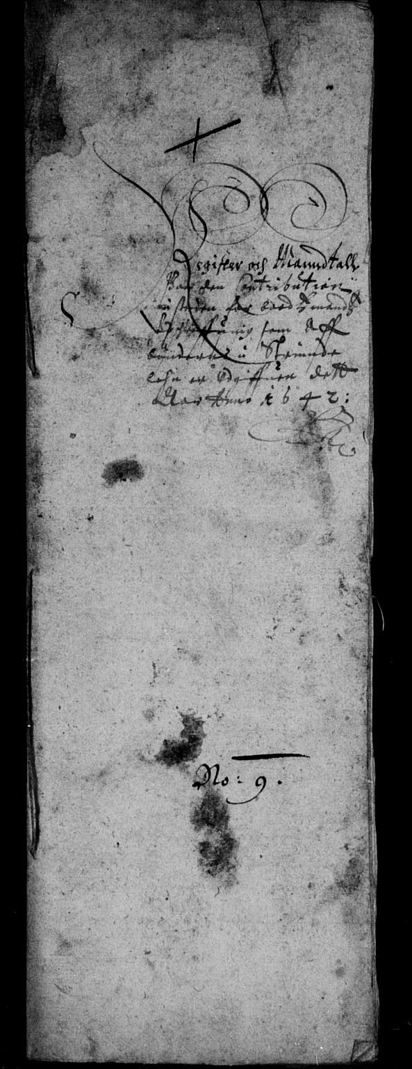 Rentekammeret inntil 1814, Reviderte regnskaper, Lensregnskaper, AV/RA-EA-5023/R/Rb/Rbw/L0076: Trondheim len, 1642-1643