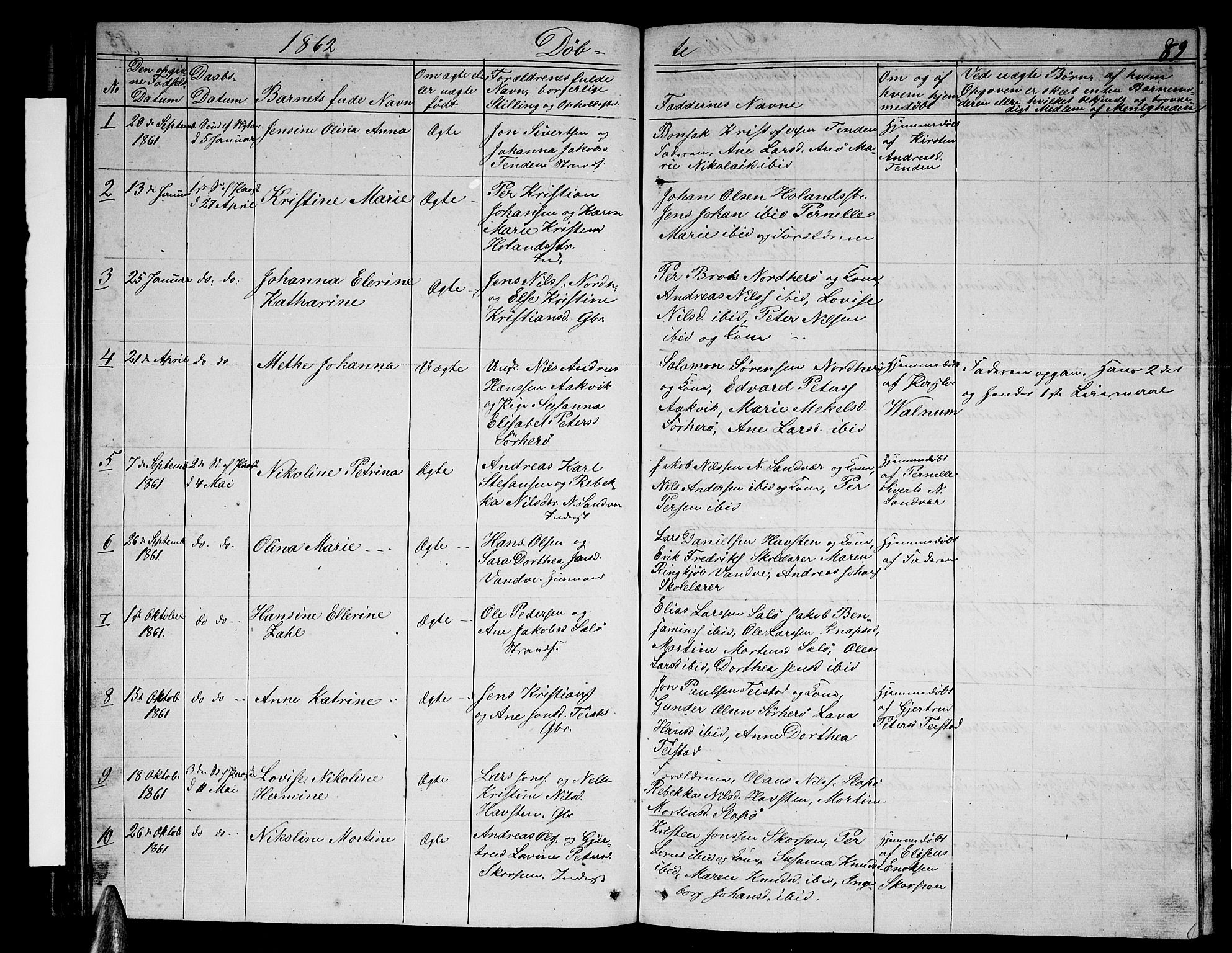 Ministerialprotokoller, klokkerbøker og fødselsregistre - Nordland, AV/SAT-A-1459/834/L0512: Parish register (copy) no. 834C03, 1862-1877, p. 89