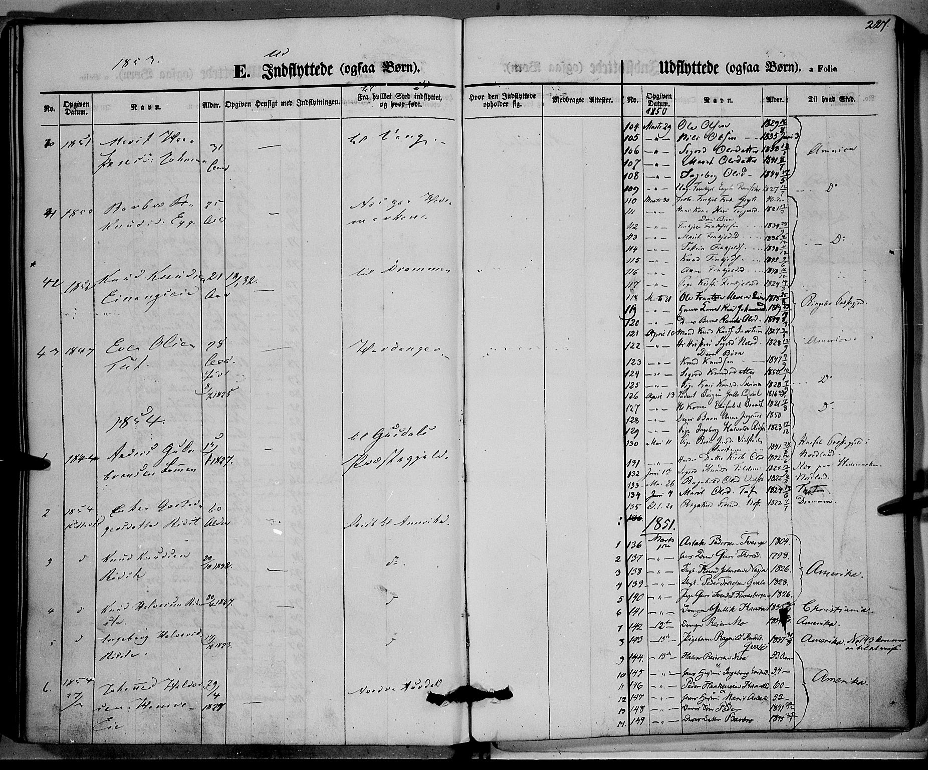 Vestre Slidre prestekontor, SAH/PREST-136/H/Ha/Haa/L0001: Parish register (official) no. 1, 1844-1855, p. 227