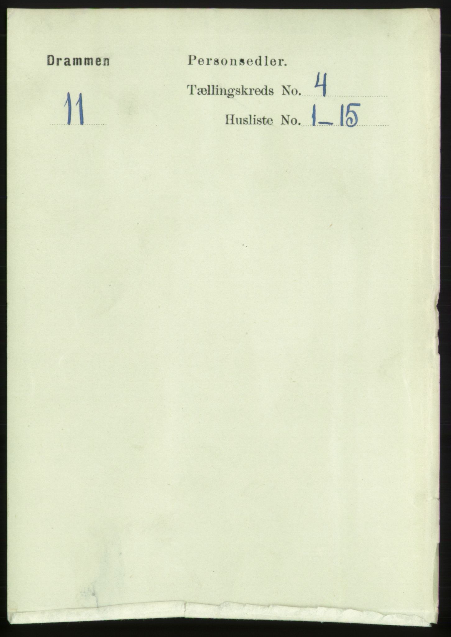RA, 1891 census for 0602 Drammen, 1891, p. 5280
