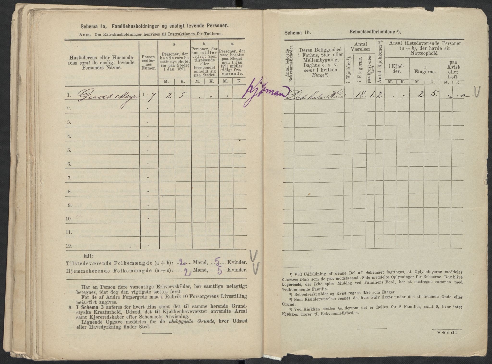 RA, 1891 Census for 1301 Bergen, 1891, p. 8566