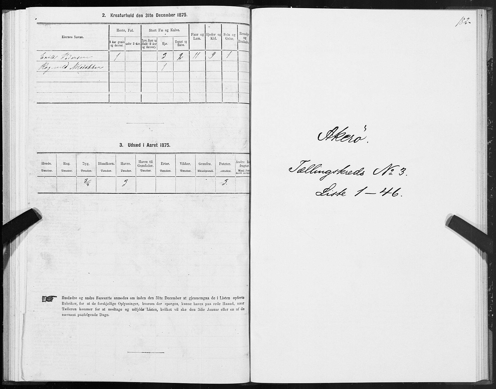 SAT, 1875 census for 1545P Aukra, 1875, p. 1182