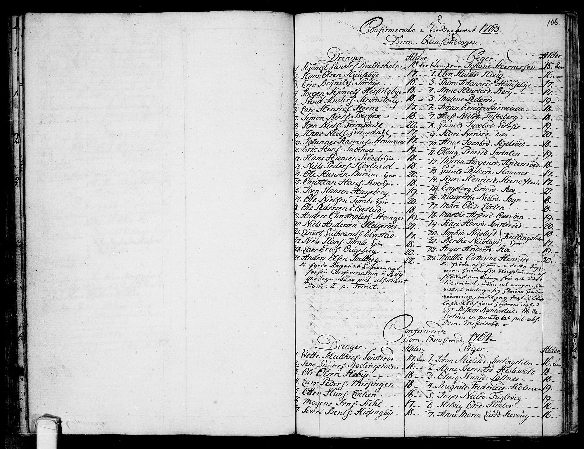 Råde prestekontor kirkebøker, AV/SAO-A-2009/F/Fa/L0002: Parish register (official) no. 2, 1762-1806, p. 106