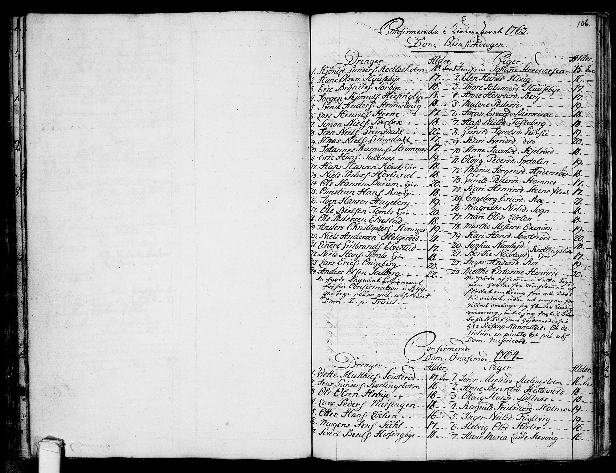 Råde prestekontor kirkebøker, SAO/A-2009/F/Fa/L0002: Parish register (official) no. 2, 1762-1806, p. 106