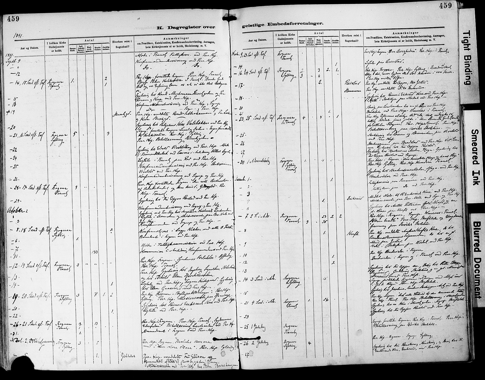 Lier kirkebøker, AV/SAKO-A-230/F/Fa/L0015: Parish register (official) no. I 15, 1883-1894, p. 459