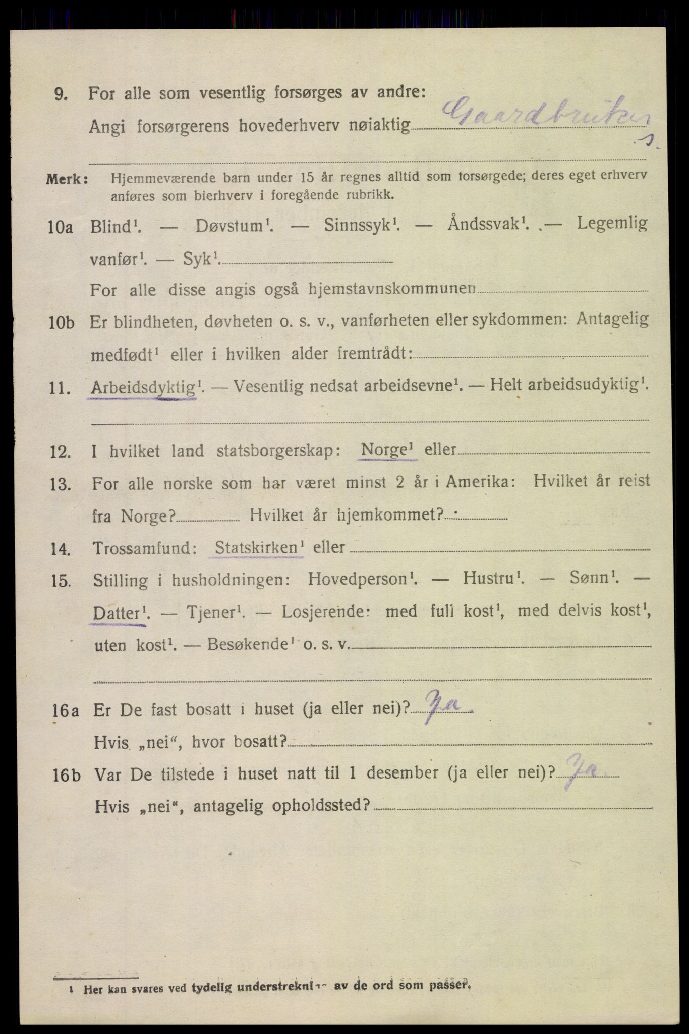 SAK, 1920 census for Søndeled, 1920, p. 4572