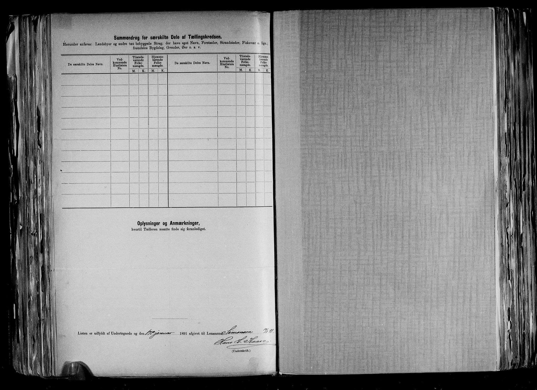 RA, 1891 census for 0822 Sauherad, 1891, p. 30