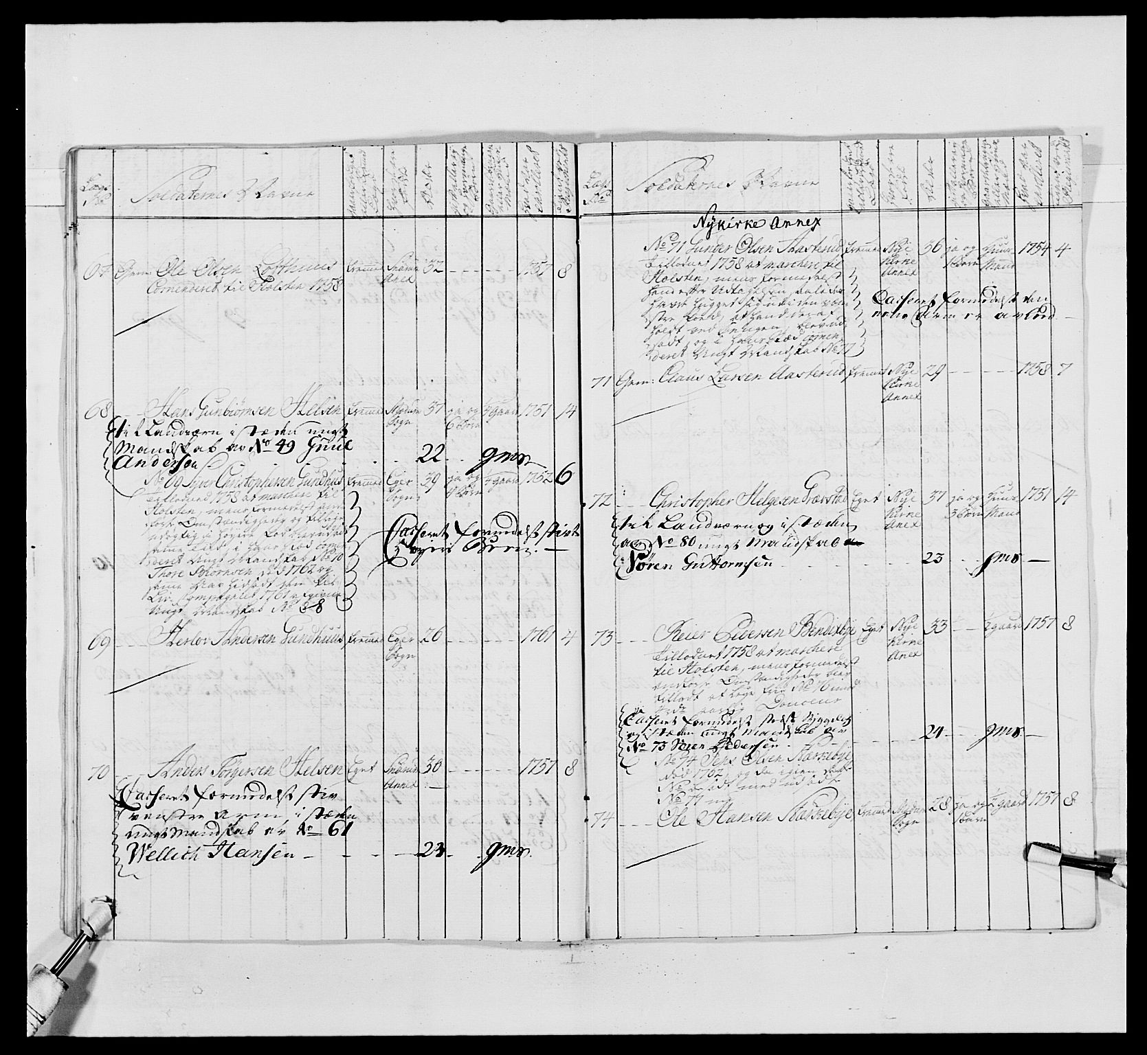 Kommanderende general (KG I) med Det norske krigsdirektorium, AV/RA-EA-5419/E/Ea/L0488: 1. Akershusiske regiment, 1765, p. 515