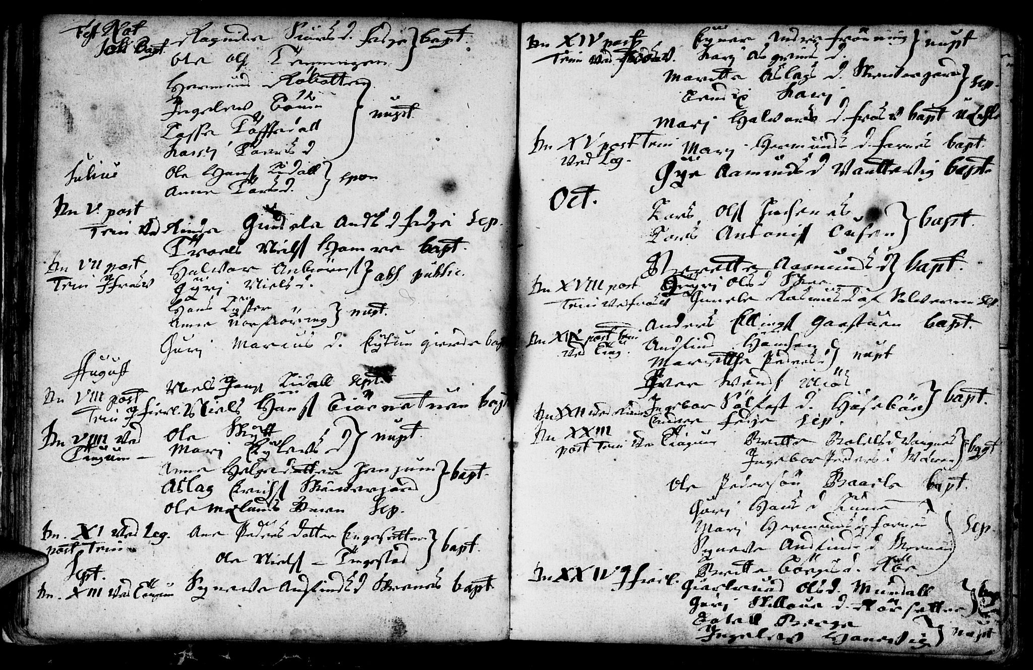 Leikanger sokneprestembete, SAB/A-81001: Parish register (official) no. A 1, 1690-1734, p. 23