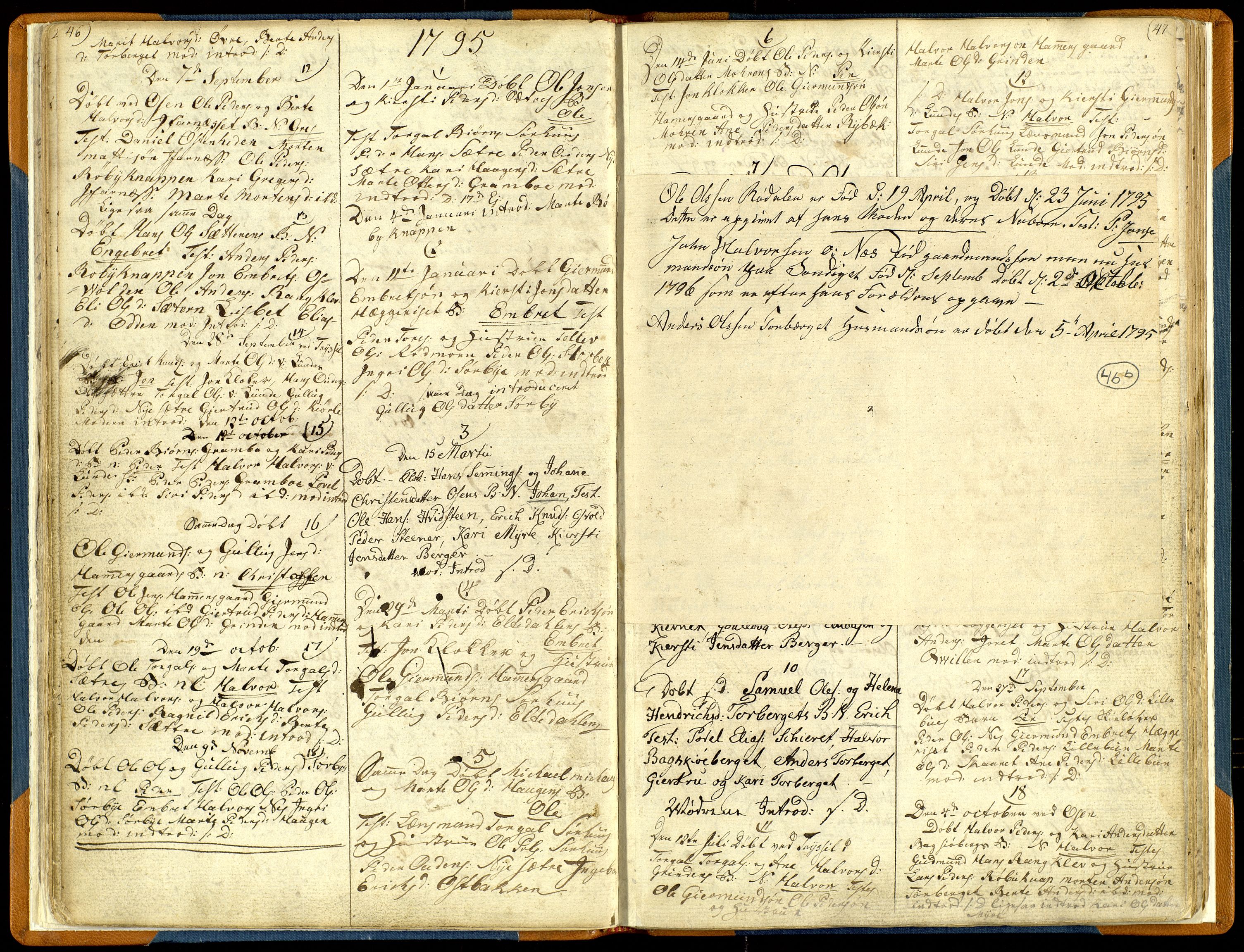 Trysil prestekontor, SAH/PREST-046/H/Ha/Haa/L0001: Parish register (official) no. 1, 1781-1800, p. 46-47