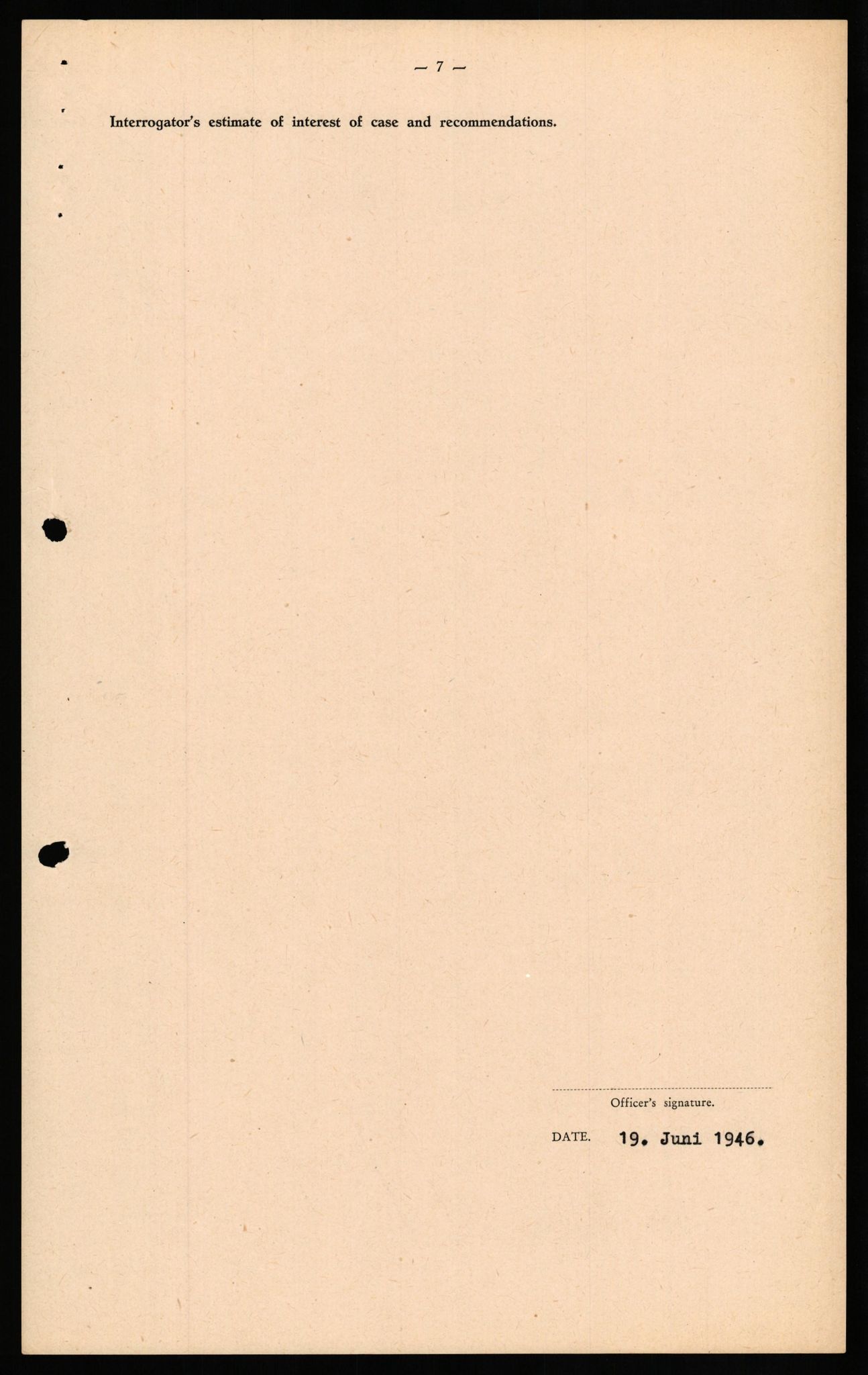 Forsvaret, Forsvarets overkommando II, RA/RAFA-3915/D/Db/L0029: CI Questionaires. Tyske okkupasjonsstyrker i Norge. Tyskere., 1945-1946, p. 418