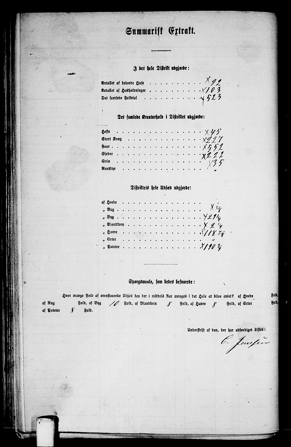 RA, 1865 census for Bjugn, 1865, p. 85