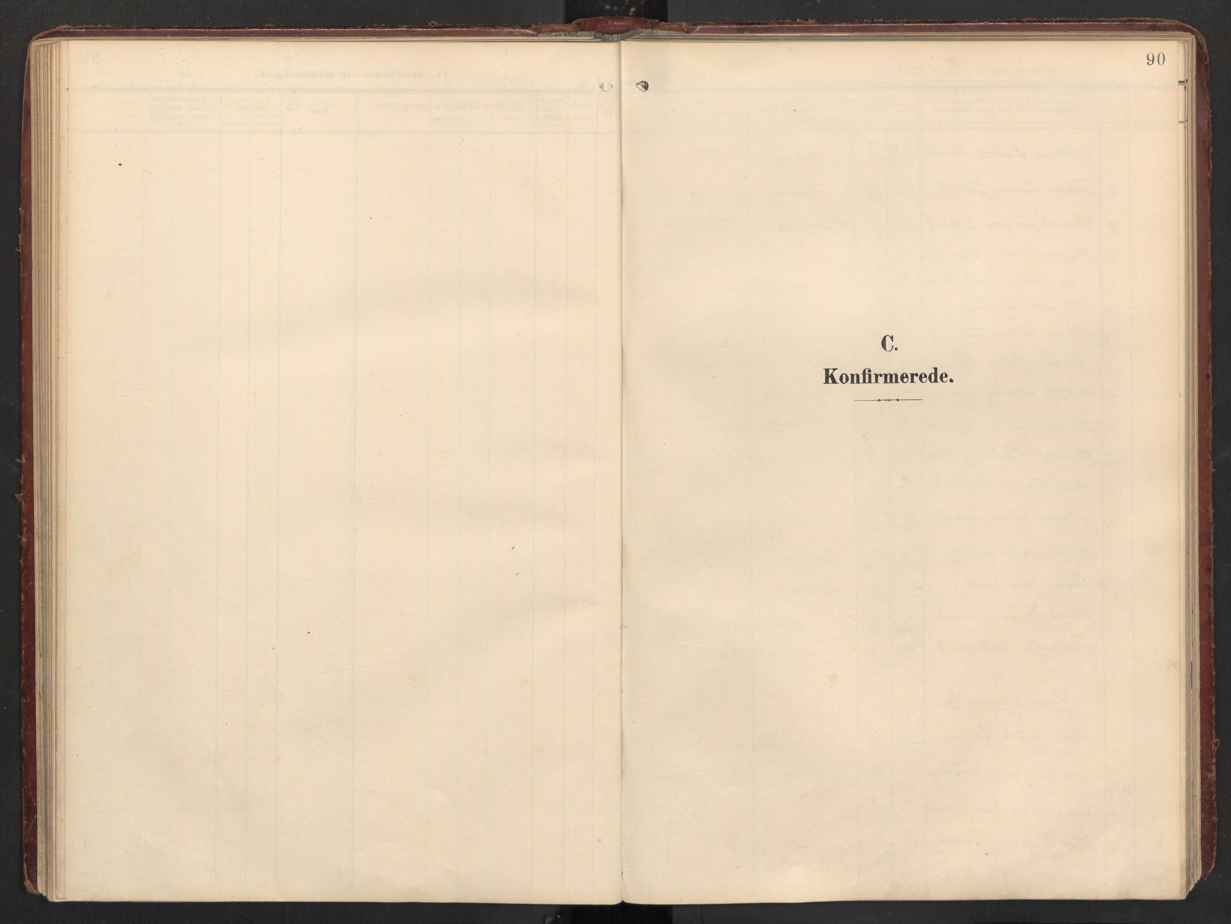 Ministerialprotokoller, klokkerbøker og fødselsregistre - Nordland, SAT/A-1459/890/L1287: Parish register (official) no. 890A02, 1903-1915, p. 90