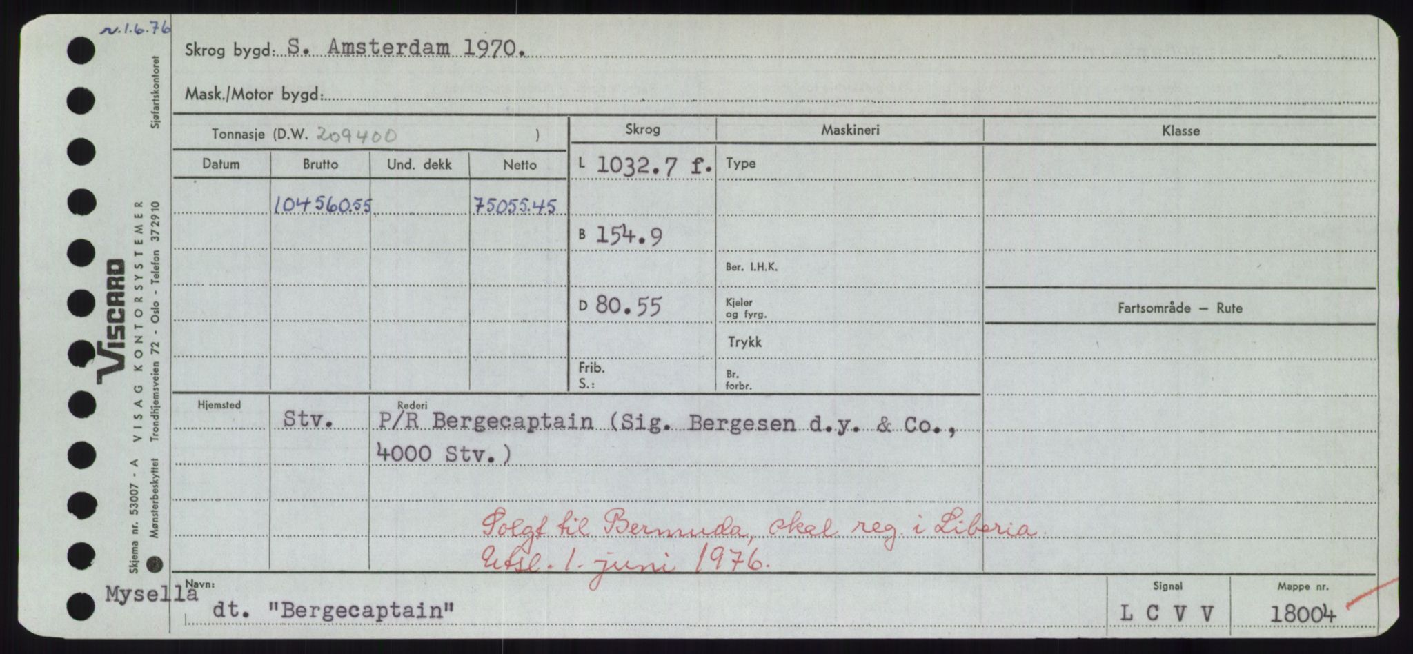 Sjøfartsdirektoratet med forløpere, Skipsmålingen, AV/RA-S-1627/H/Hd/L0003: Fartøy, B-Bev, p. 741