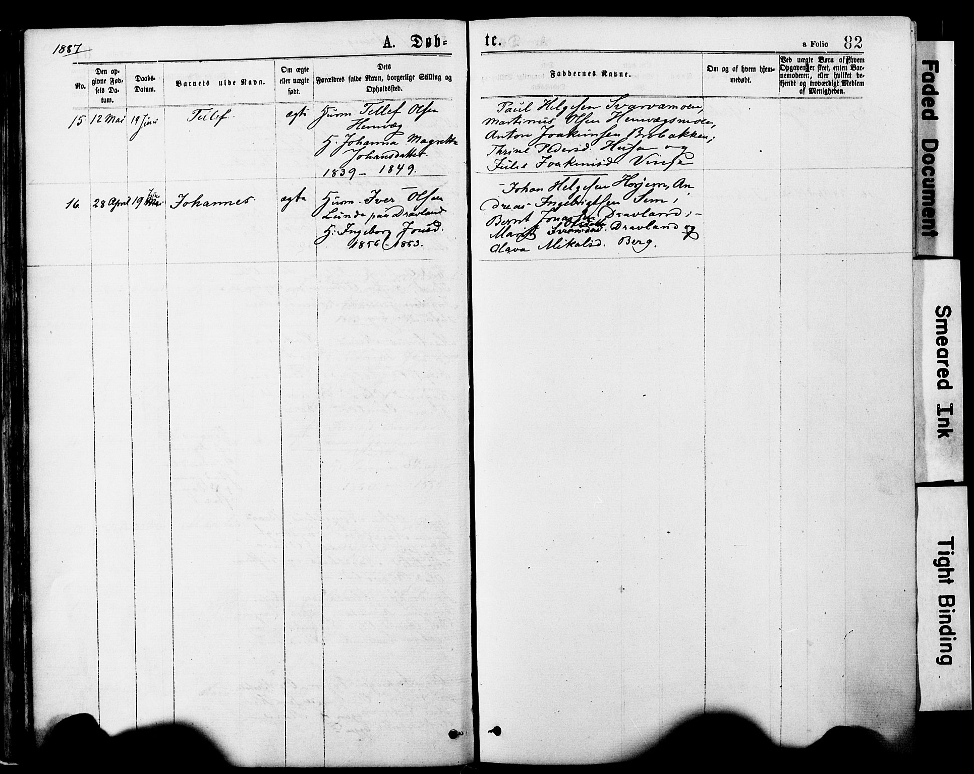 Ministerialprotokoller, klokkerbøker og fødselsregistre - Nord-Trøndelag, AV/SAT-A-1458/749/L0473: Parish register (official) no. 749A07, 1873-1887, p. 82