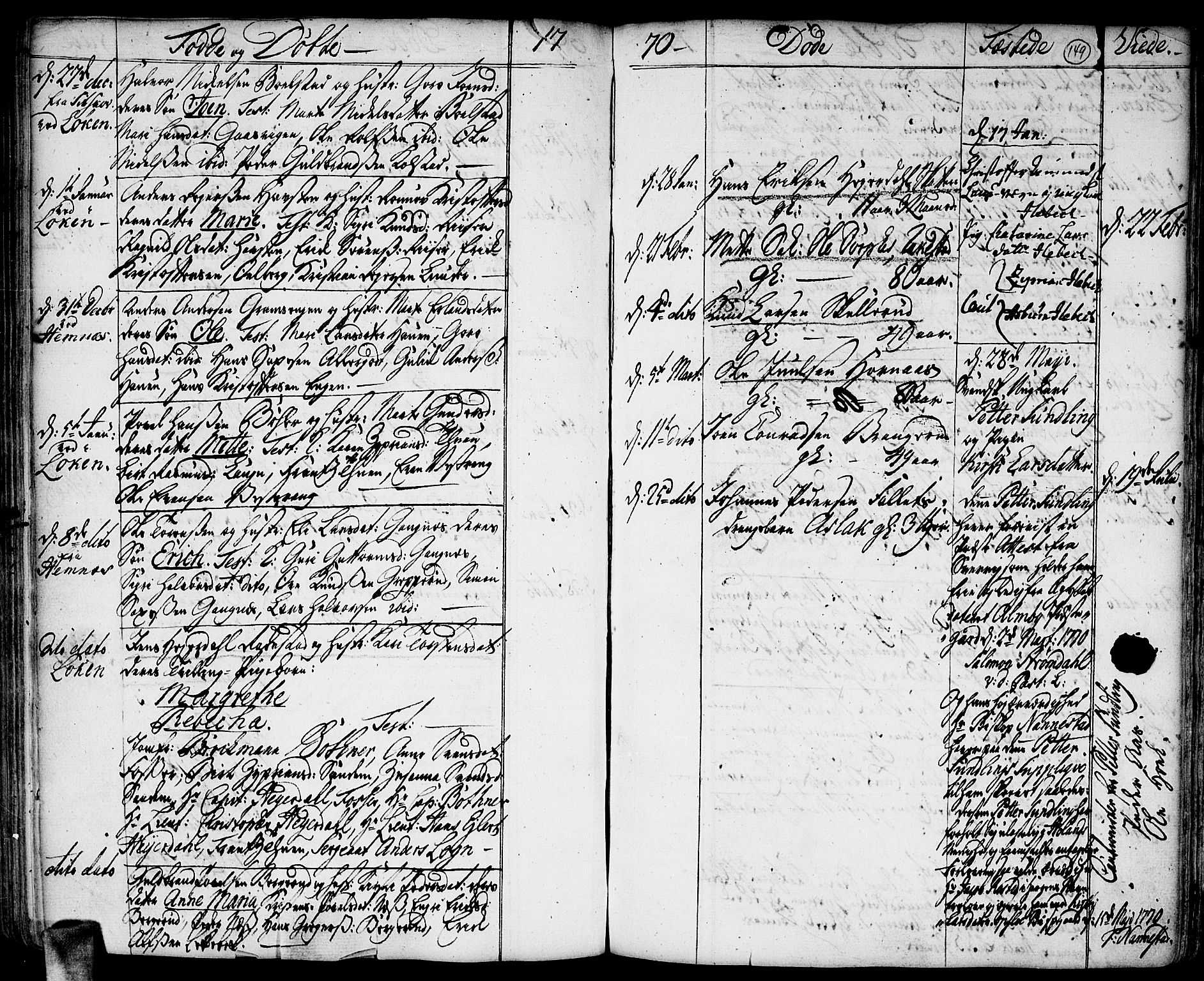 Høland prestekontor Kirkebøker, SAO/A-10346a/F/Fa/L0004: Parish register (official) no. I 4, 1757-1780, p. 149